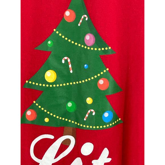 LIT Men’s Large Red Christmas T-Shirt Holiday Theme short sleeve - Picture 3 of 7